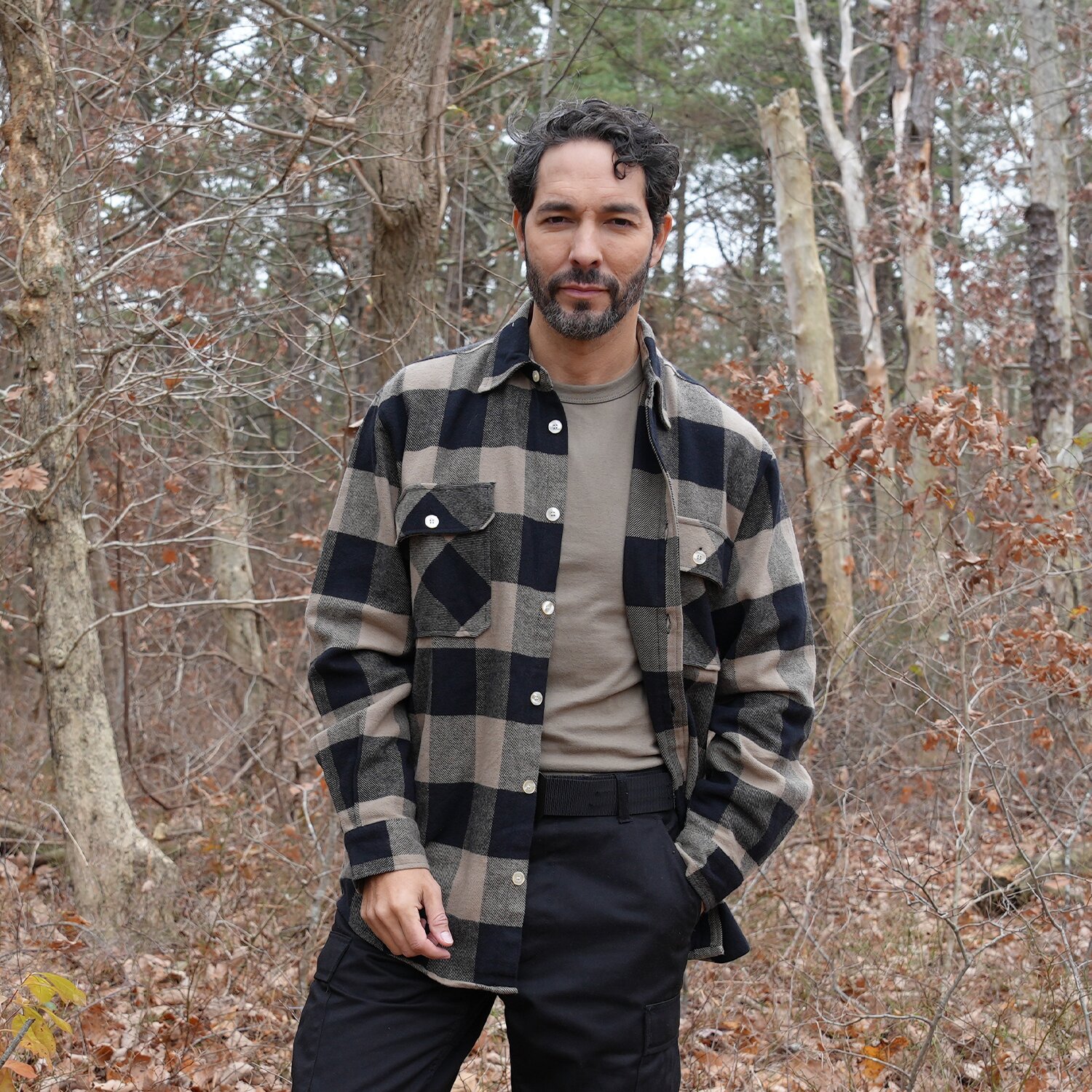 Coyote Flannel Shirt In Woods