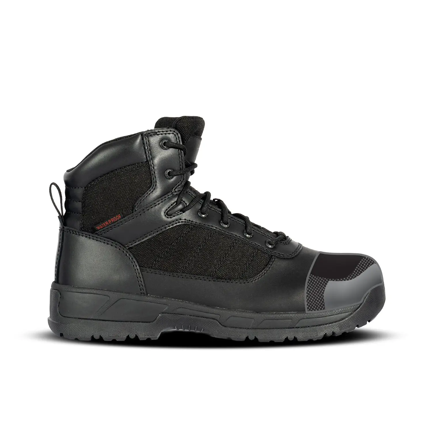 Black 6 Inch Guardian Comp Toe Tactical Boot