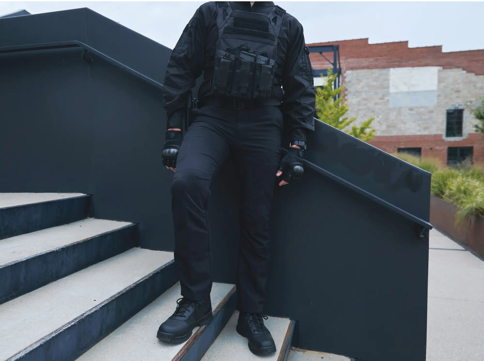 Black Patrol Uniform Pant