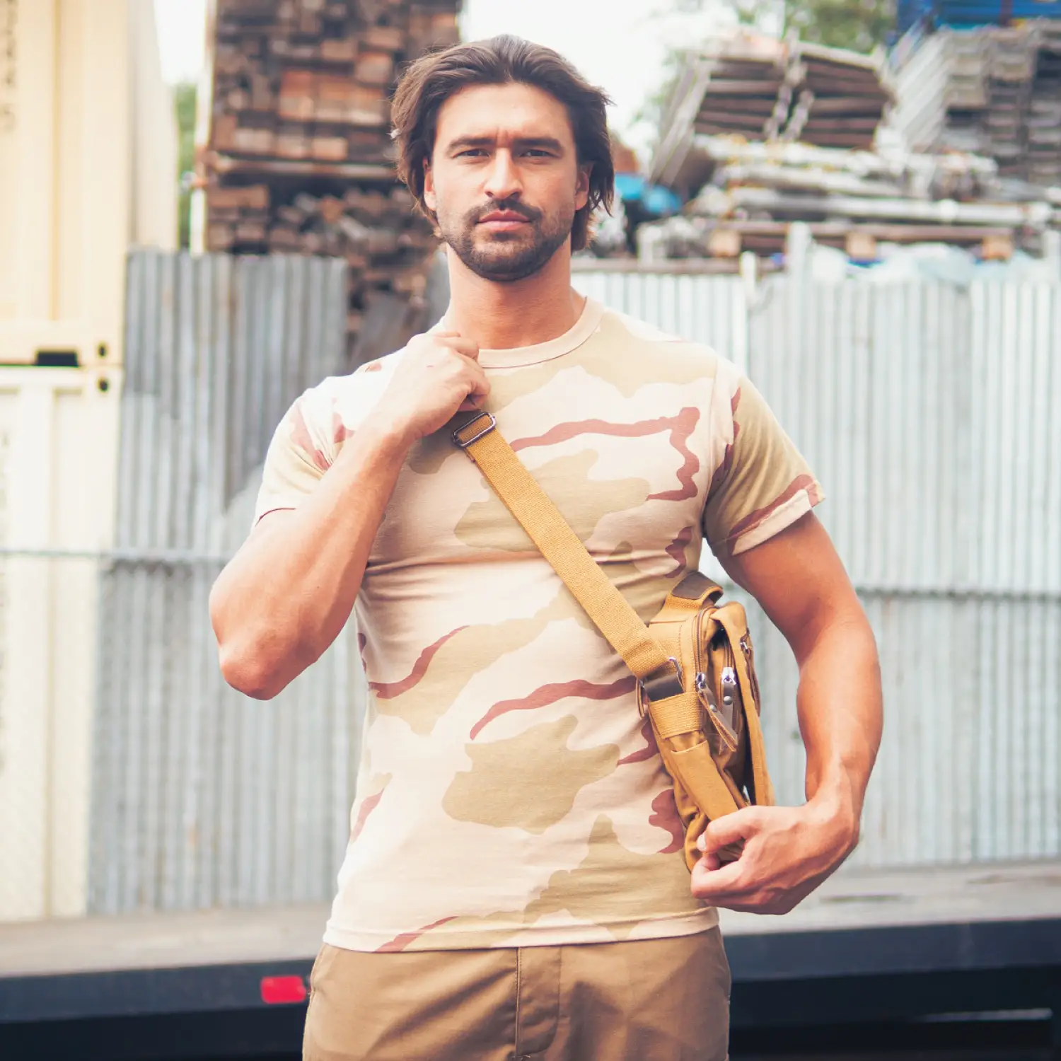 Tri-color Desert Camo T-Shirt