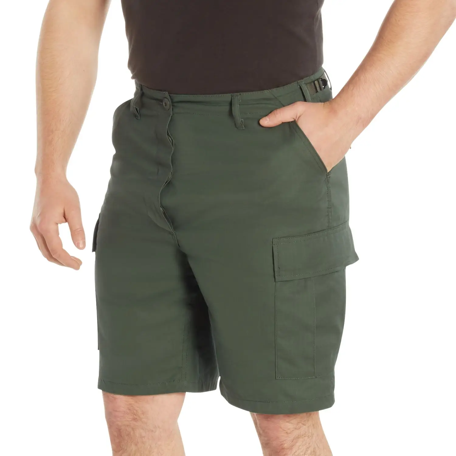 Olive Drab Rip-Stop Cargo BDU Shorts