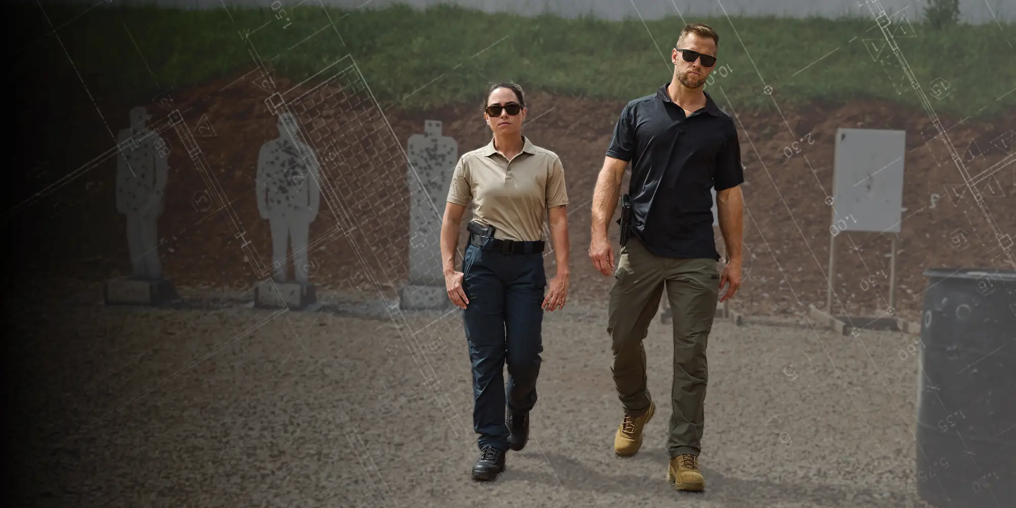Couple at Range with Edge Pant