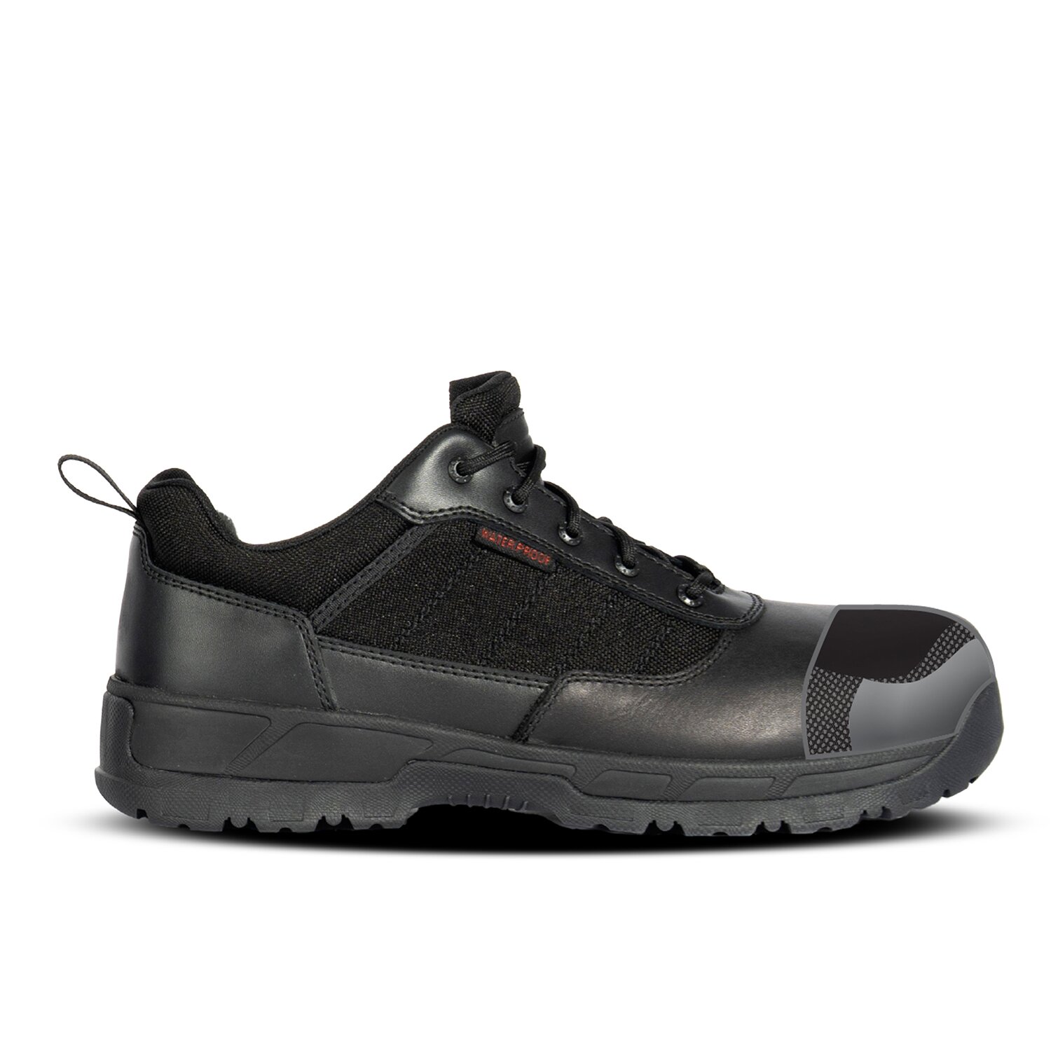 Black 4 Inch Comp Toe Guardian Tactical Shoes