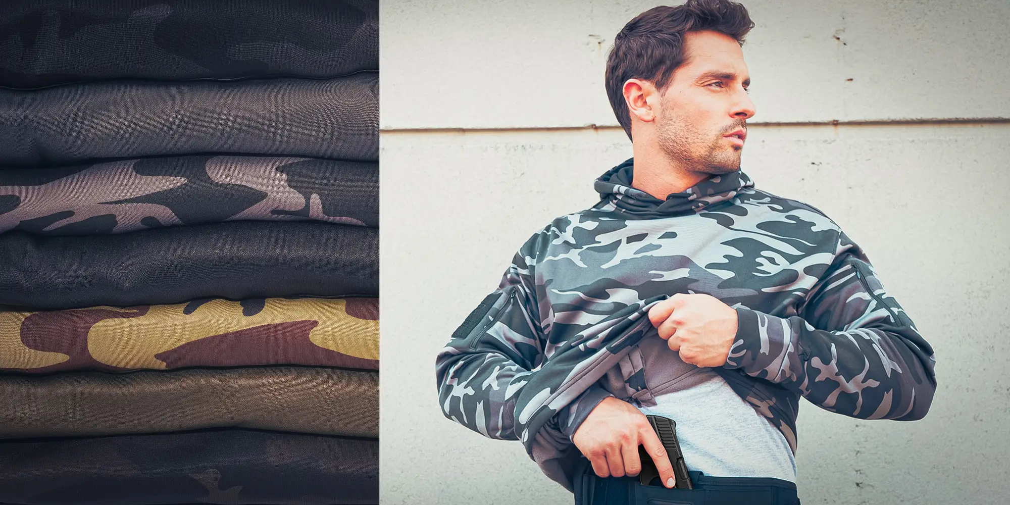 CCW Black Camo Hoodie Outdoors