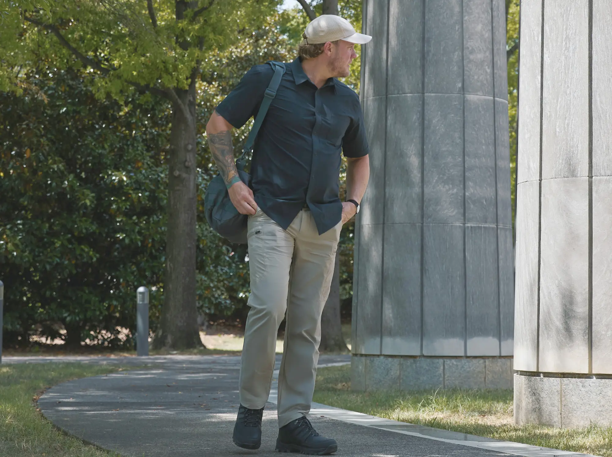 Khaki Edge Cargo Pants