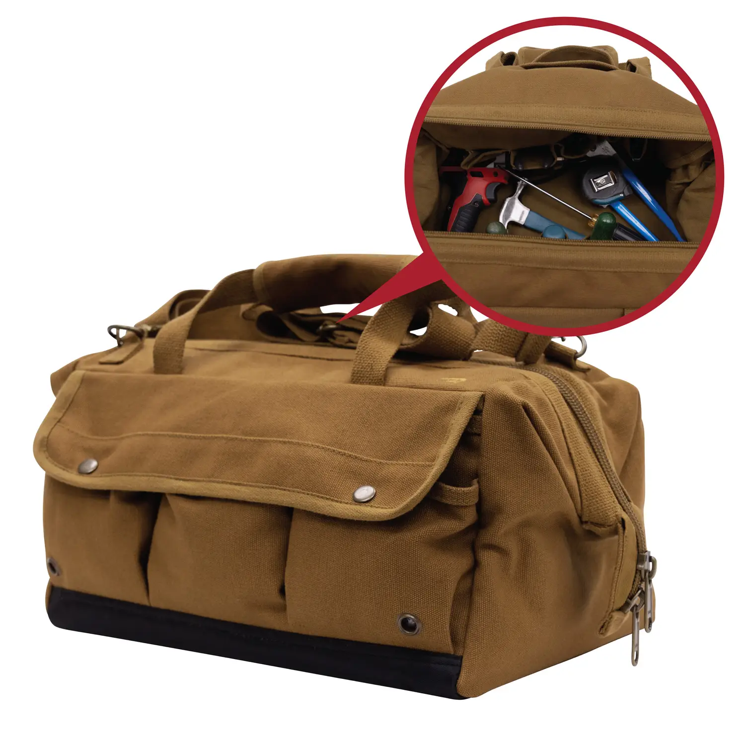 Tool Bag Opened Pockets 