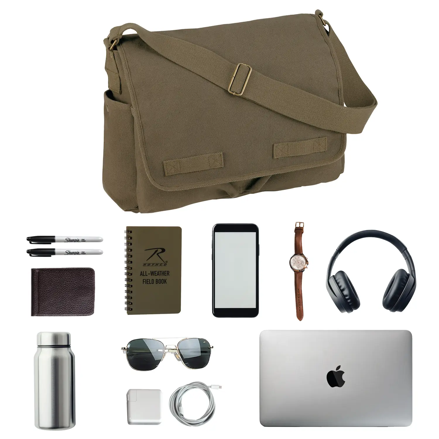 Messenger Bag with gear