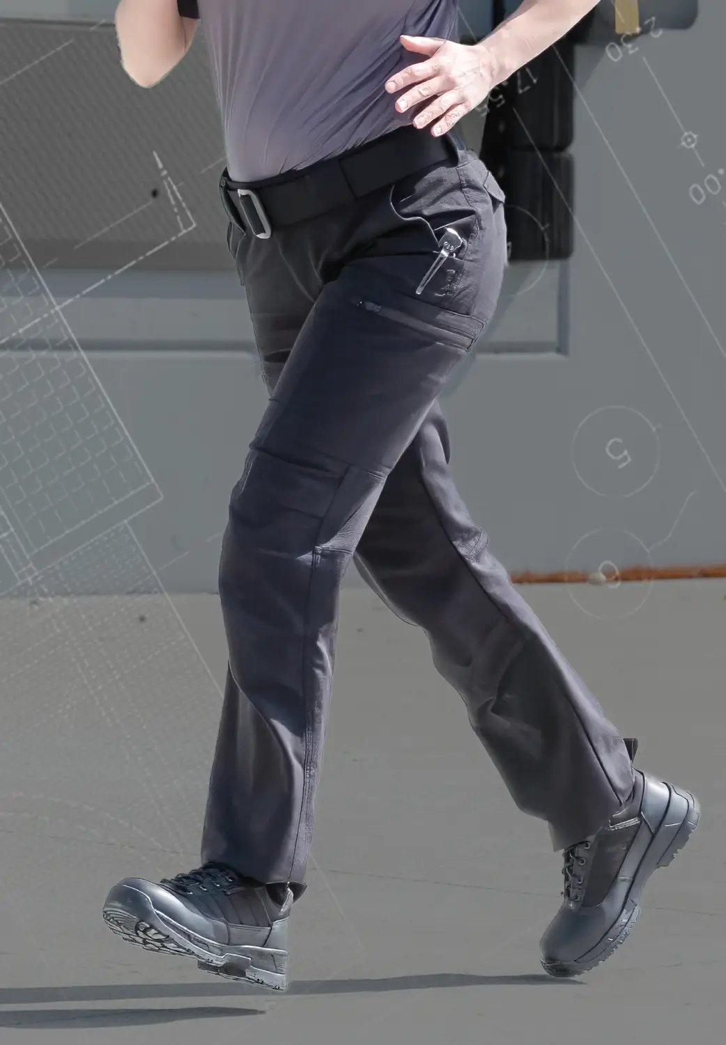 navy patrol pants for women