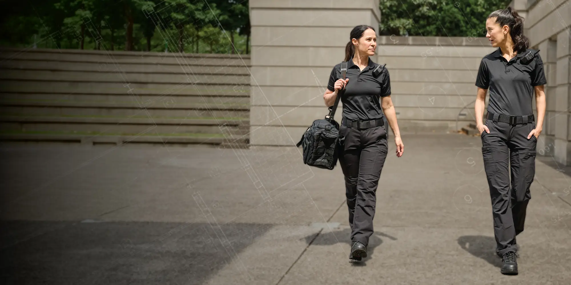 Women in Tactical Clothing