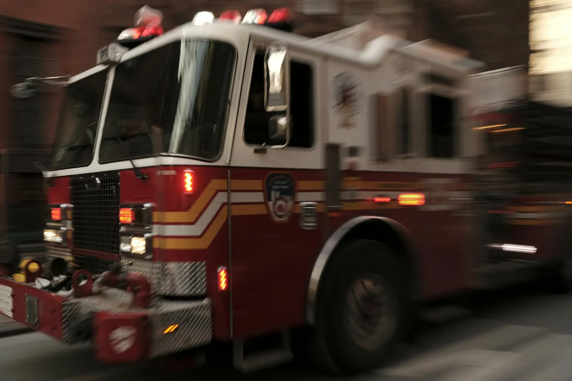 Fire Truck, FDNY, City Street