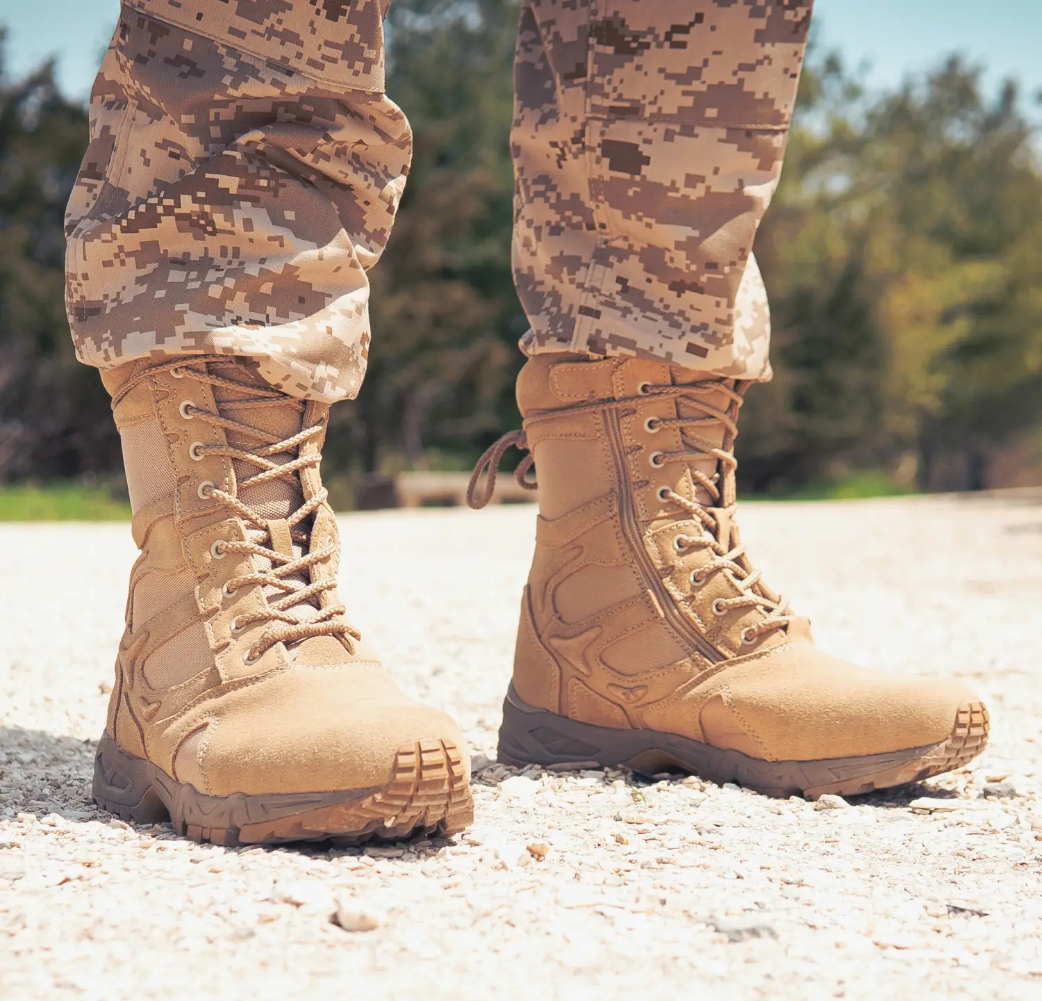 Forced Entry Tactical Boots Outside
