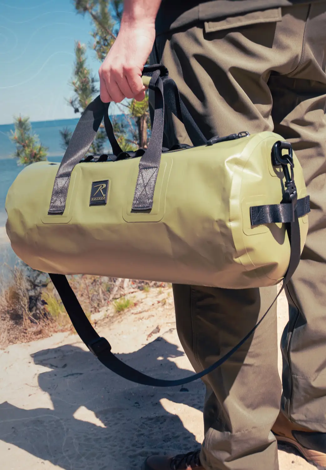 Waveguard Duffle Bag on Water