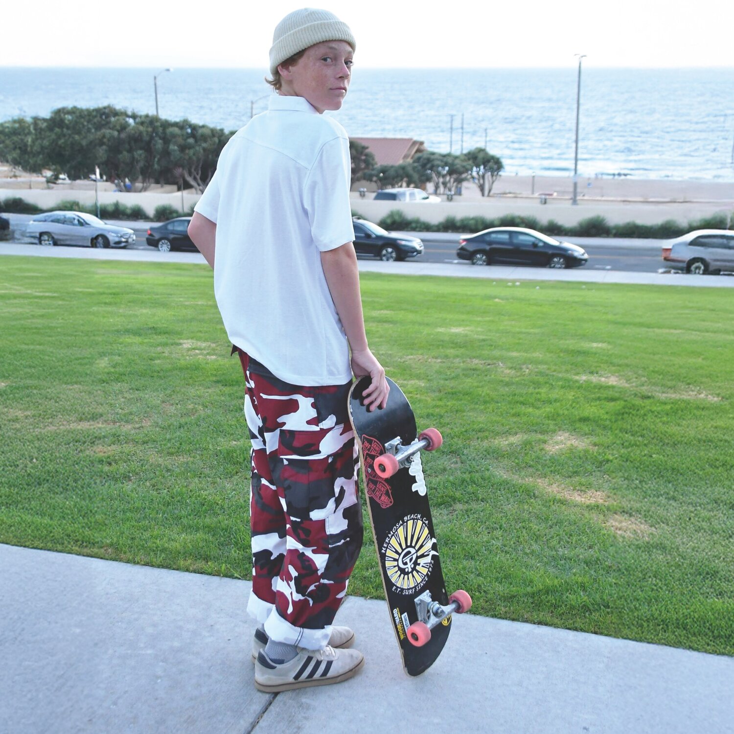 Skater Red Camo BDU Pants