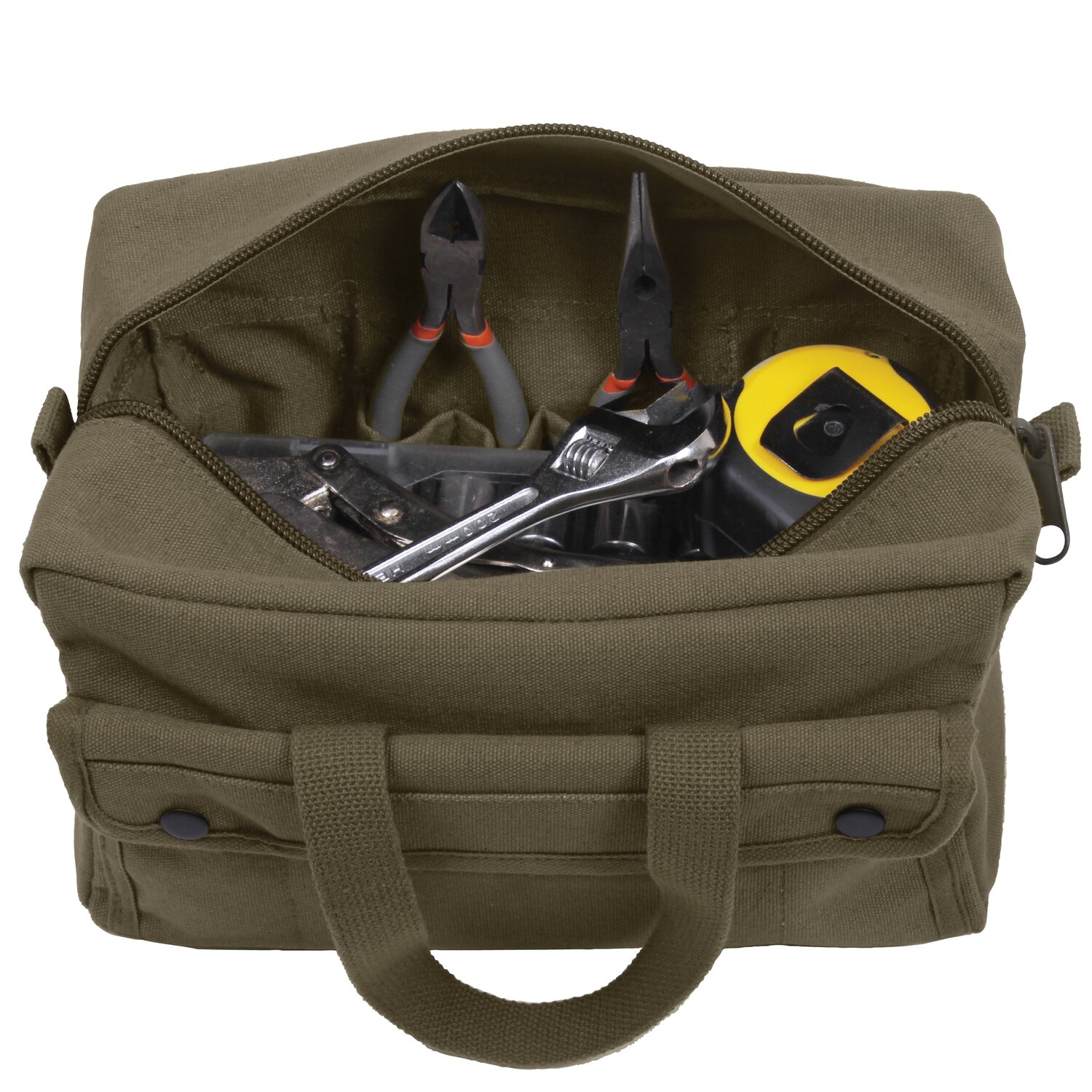 Green Olive Drab OD Canvas Tool Bag