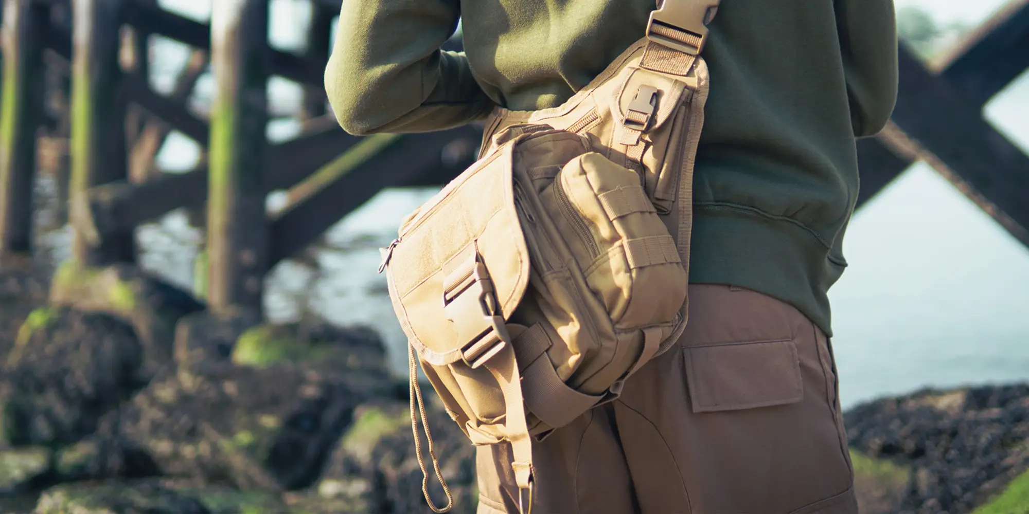 Advanced Tactical Bag Under Dock