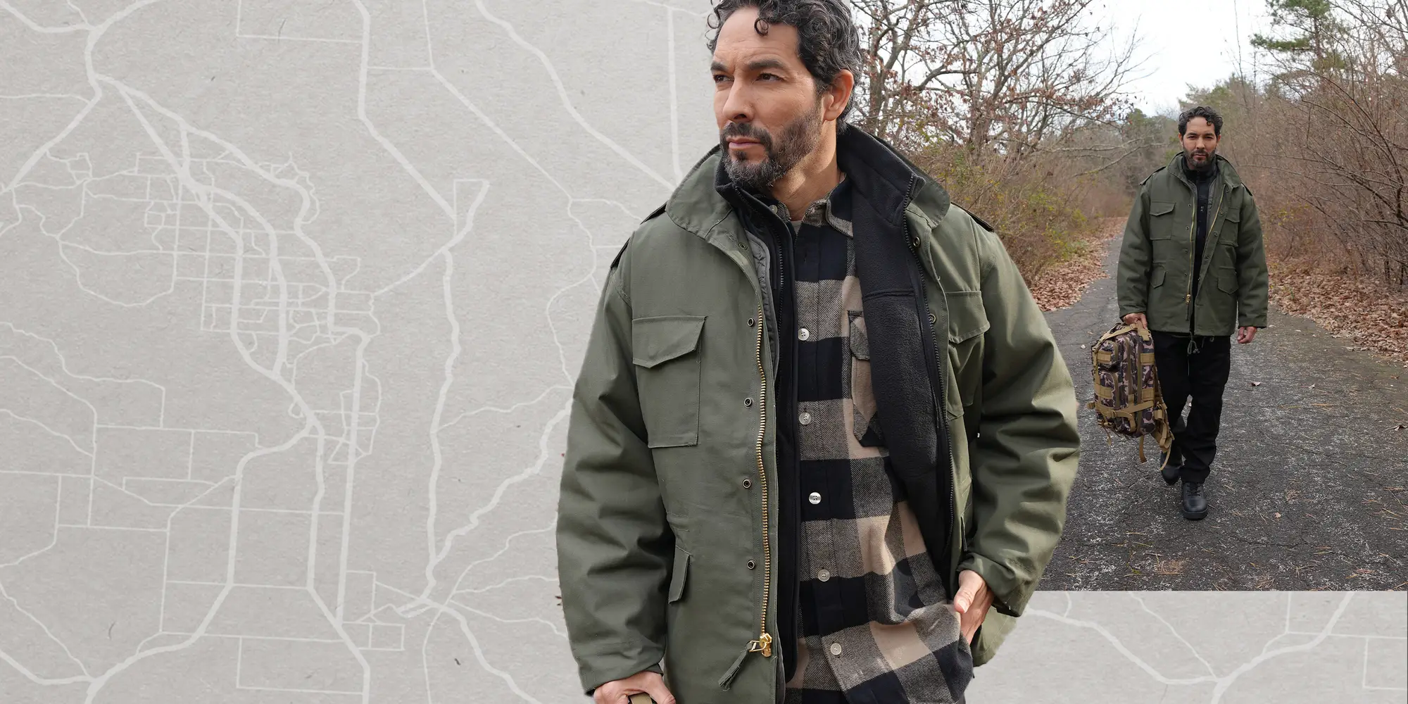 M6-5 Jacket, Flannel, and Medium Transport Pack