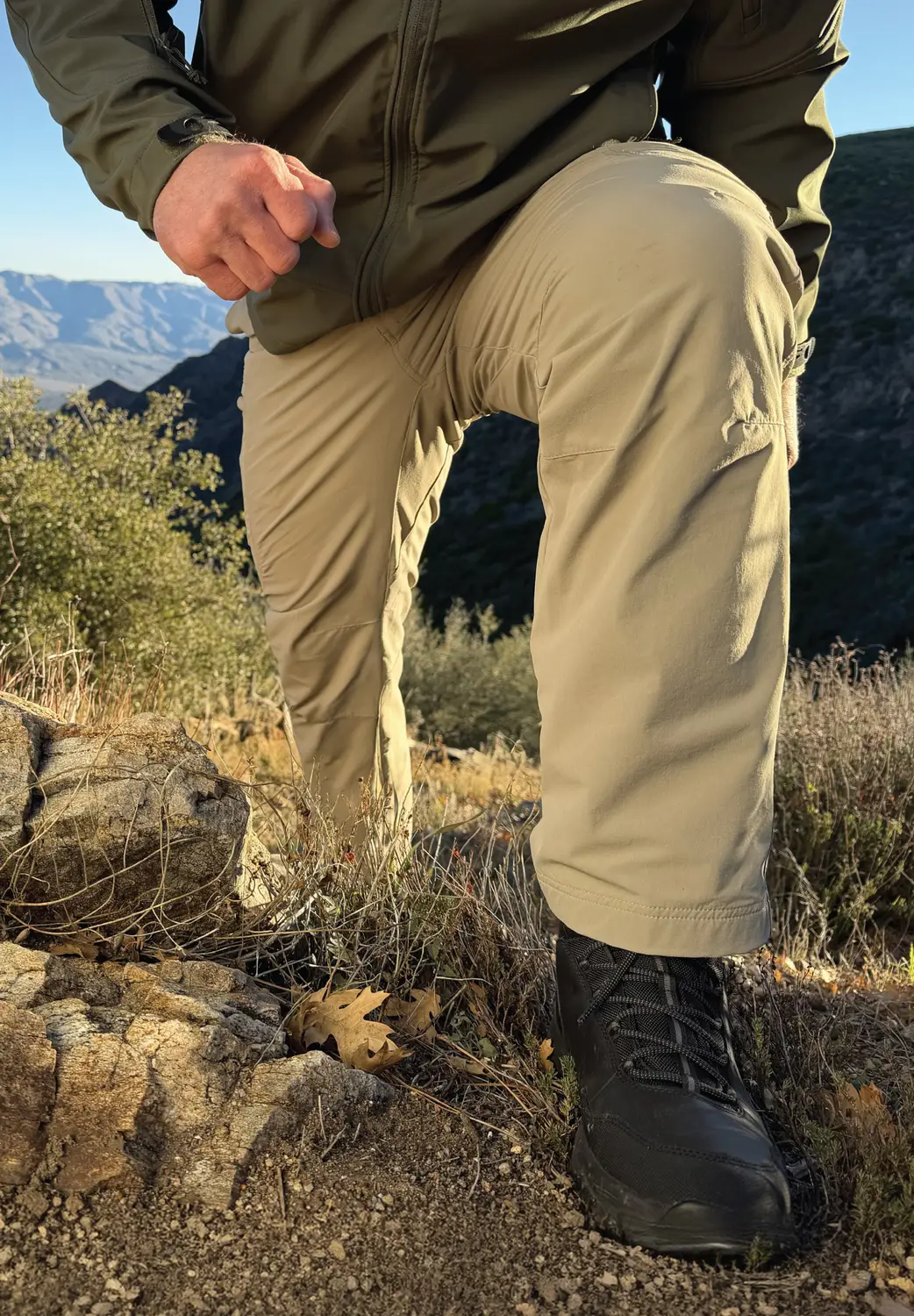 Khaki Edge Pants