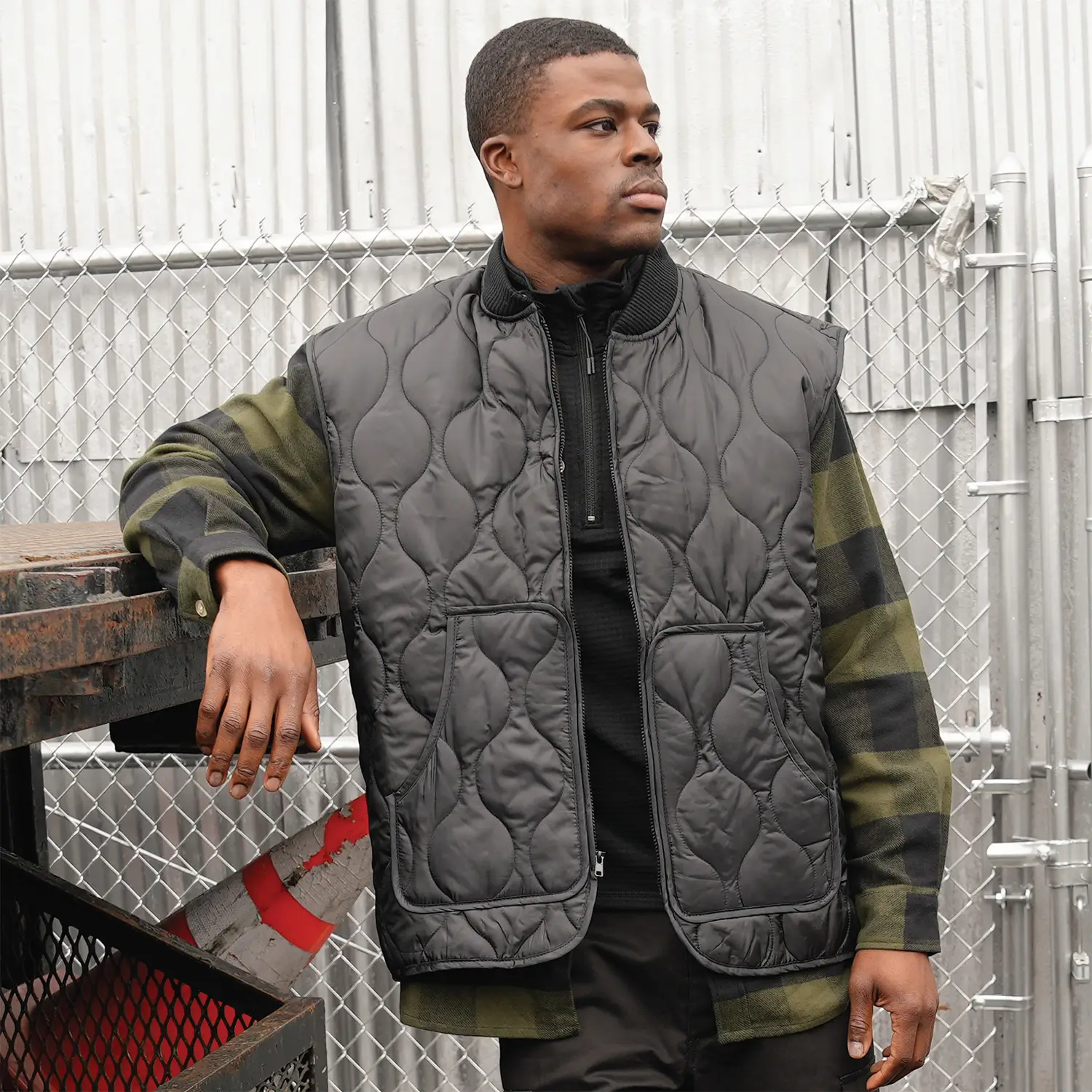 Quilted Poncho Liner Woobie Outdoor Military Vest