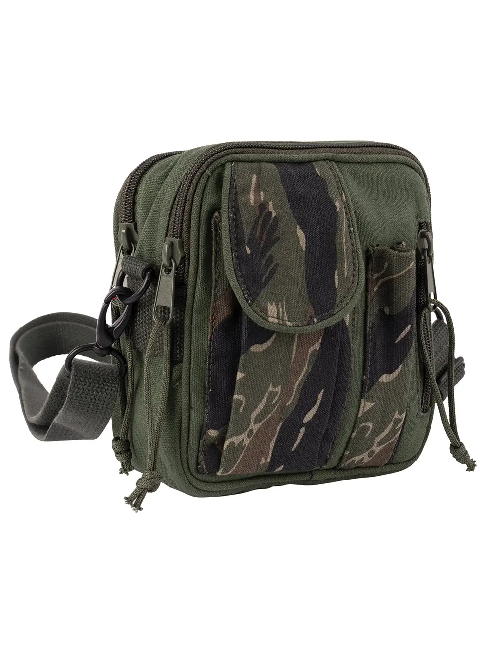 Tiger stripe crossbody bag