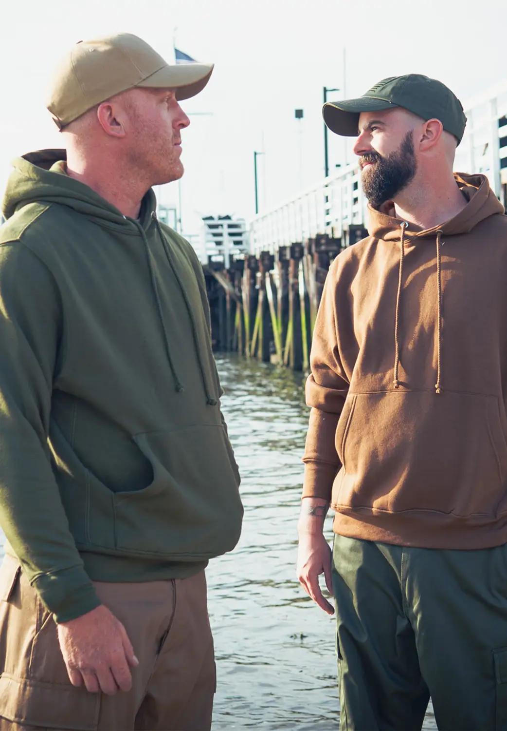 Hoodies on Beach