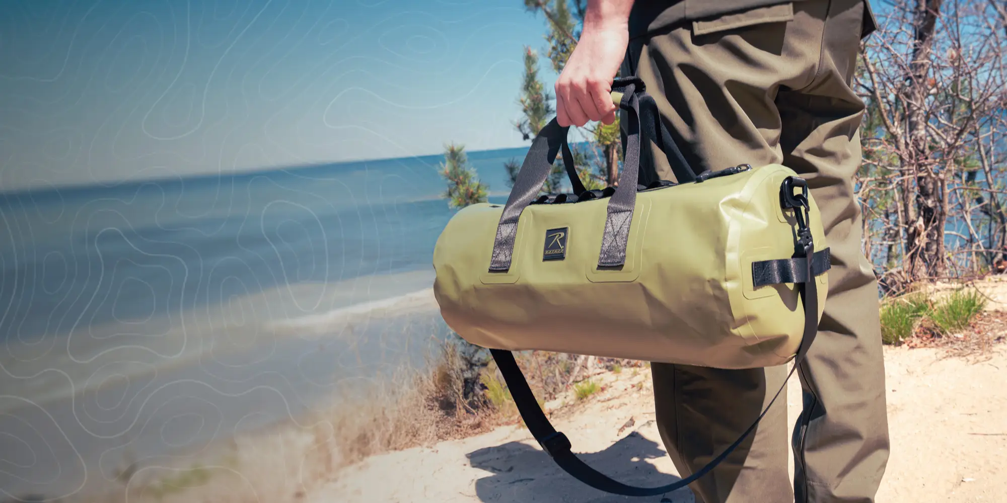 Waveguard Duffle Bag on Water