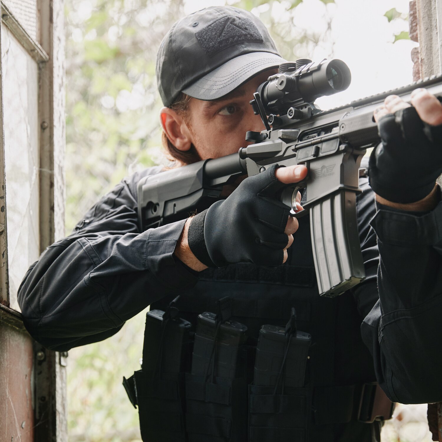 Black Tactical Operator Cap