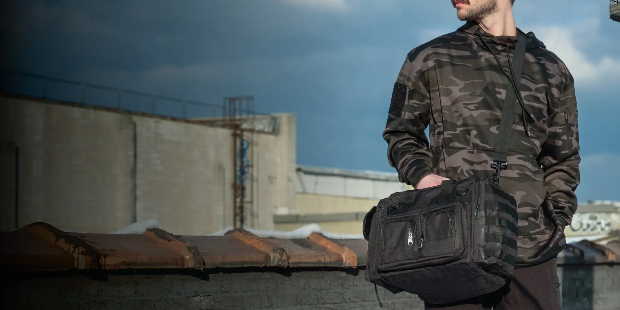 CCW Black Camo Hoodie Outdoors