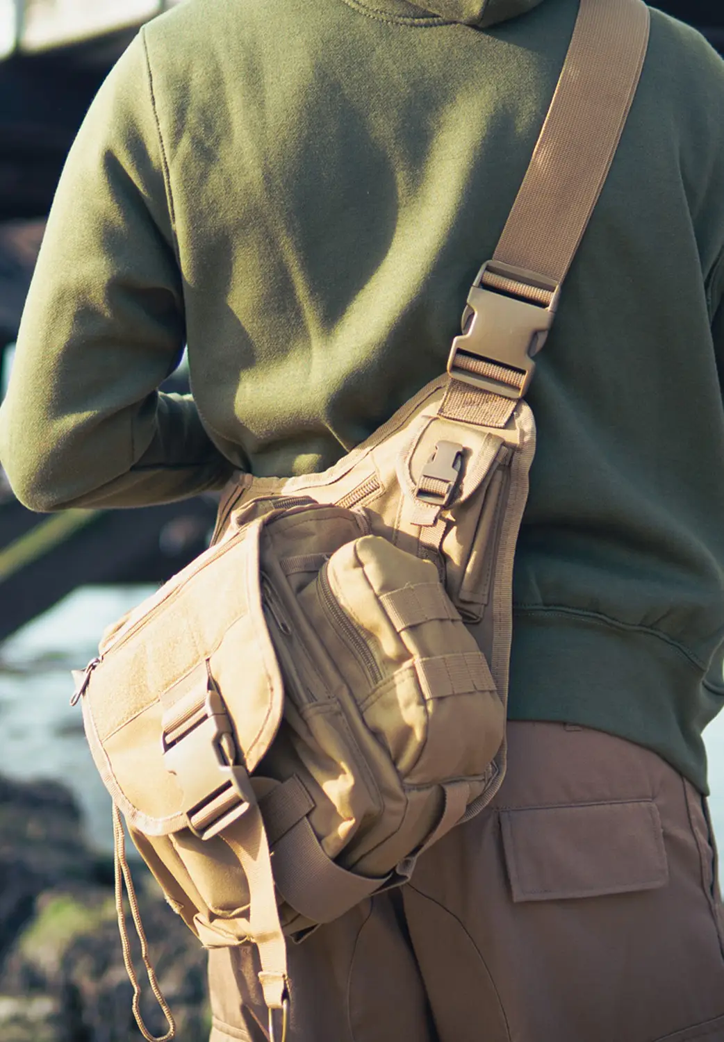 Advanced Tactical Bag Under Dock