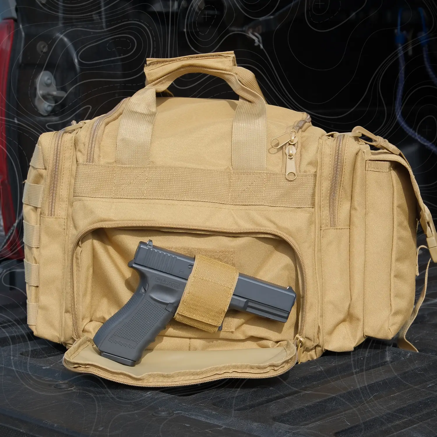 Concealed Carry Bag in Truck