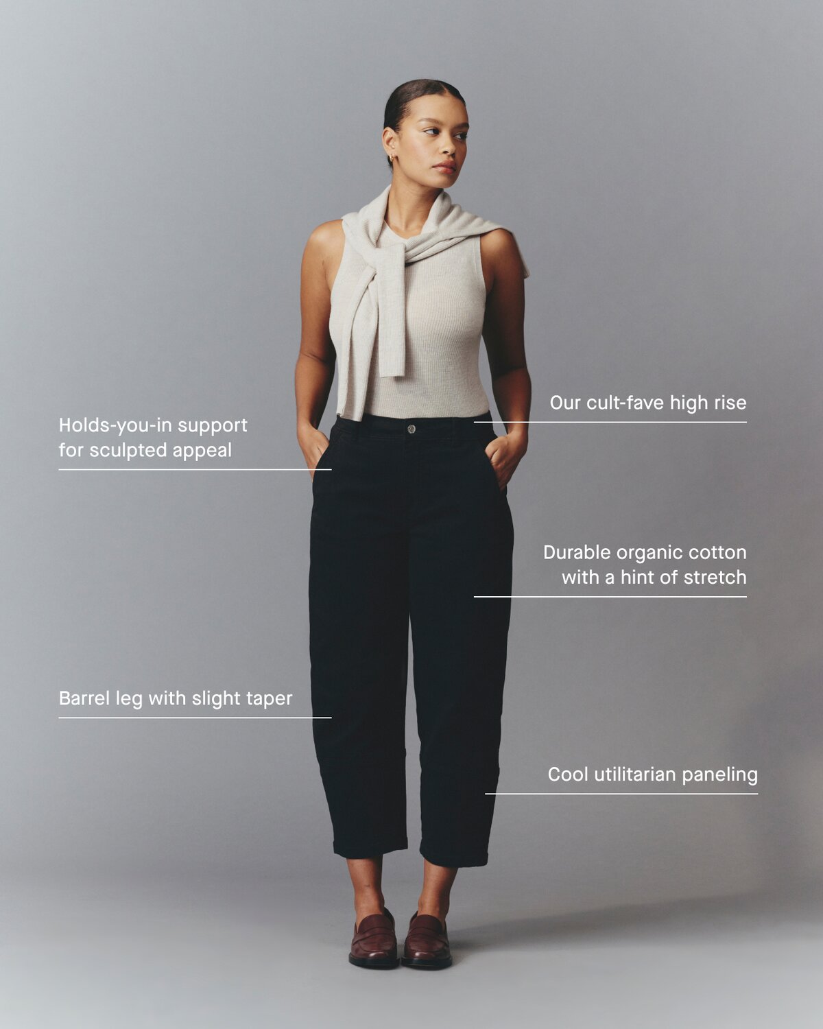 The Utility Barrel Pant graphic