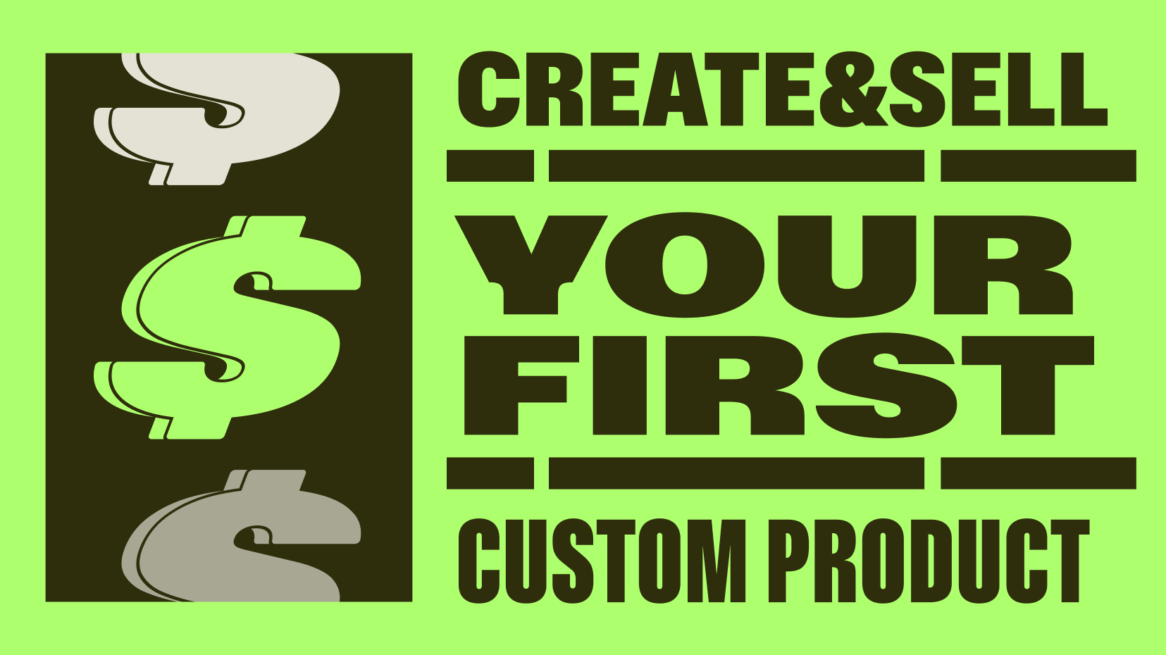Start selling with Print on Demand!