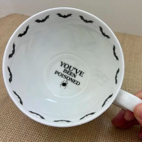 A patterned mug