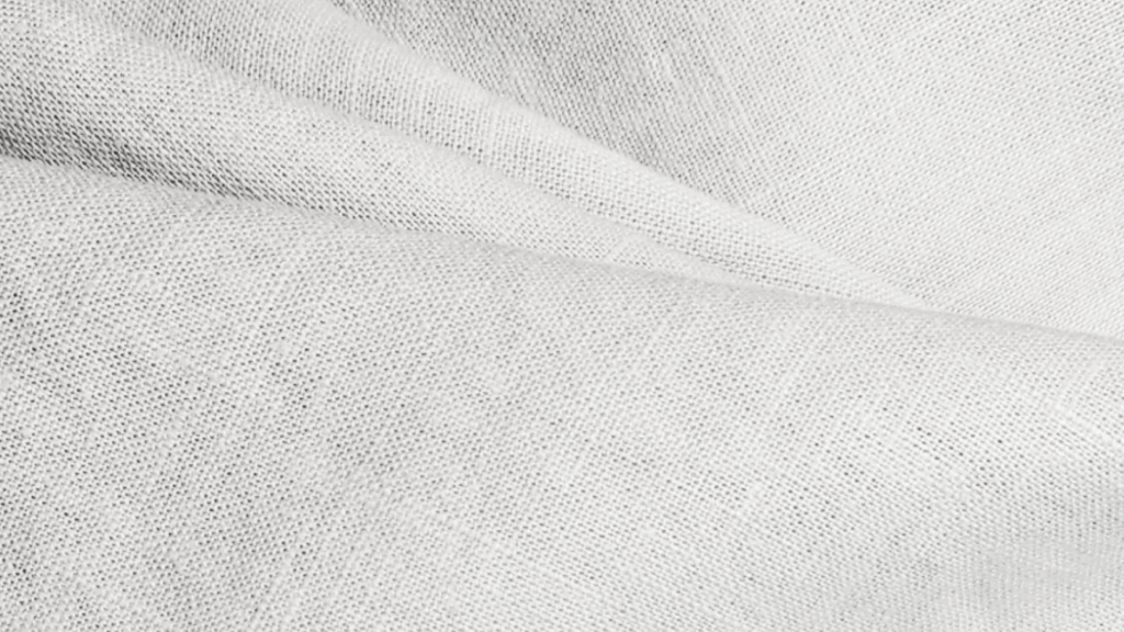 Close-up of a linen fabric.
