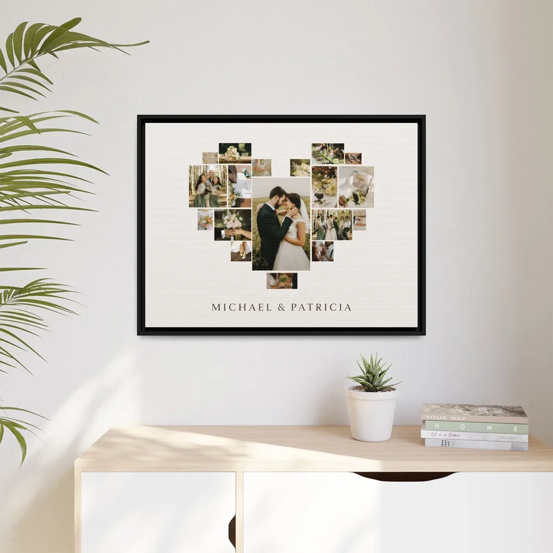 Custom canvas hero image