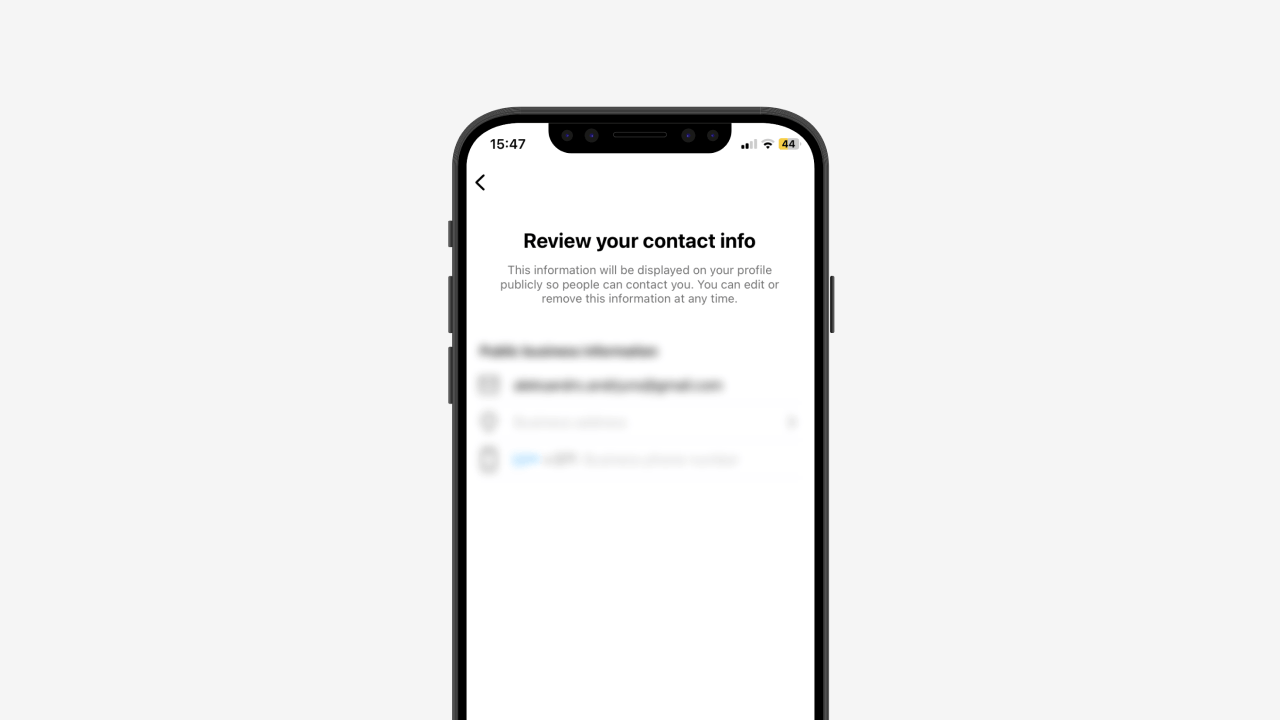 Add Contact Details