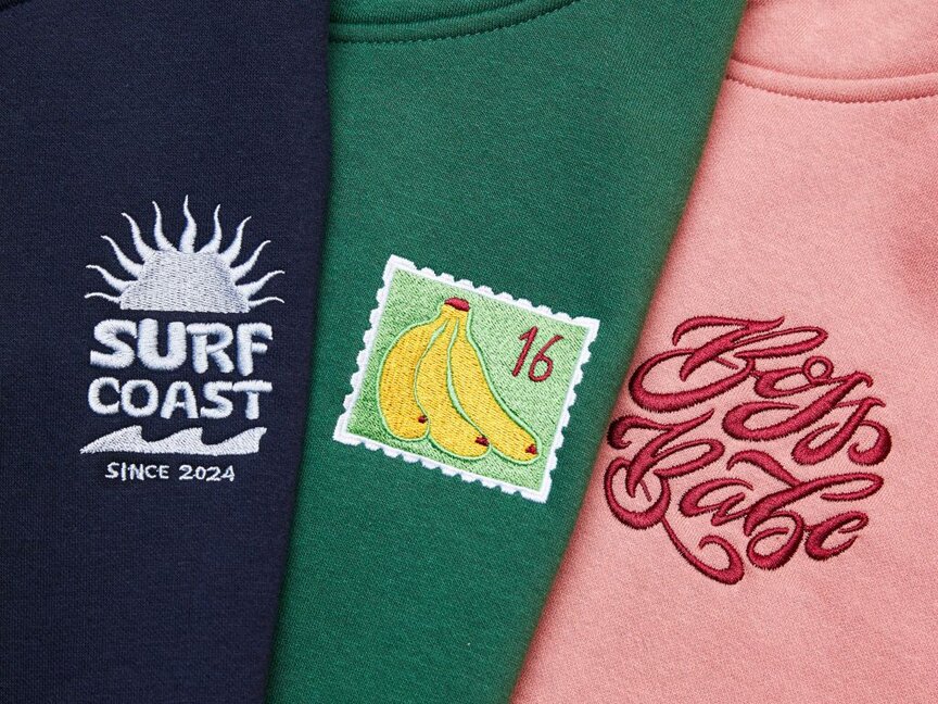 Custom embroidered clothing ​ 1