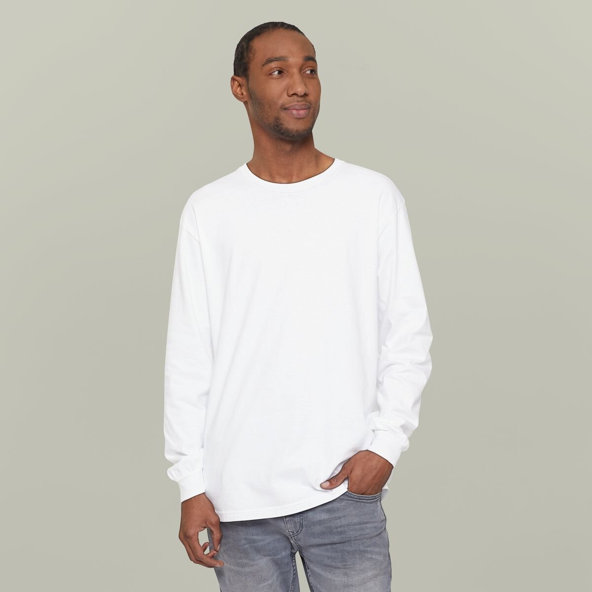 Unisex Garment-Dyed Heavyweight Long Sleeve Shirt