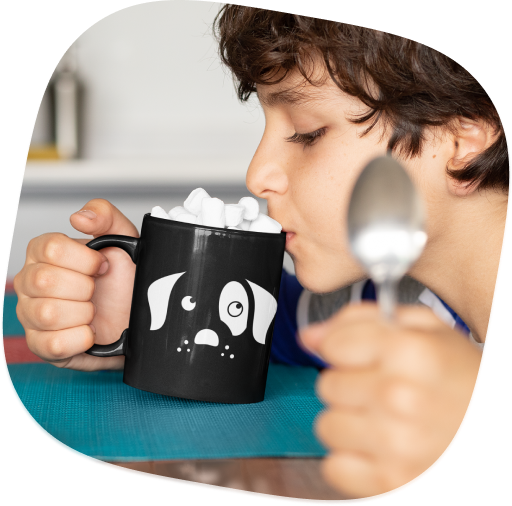 black coffee mugs printing