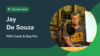From cubicle to Belize: Meet POD coach and Etsy pro seller Jay de Souza