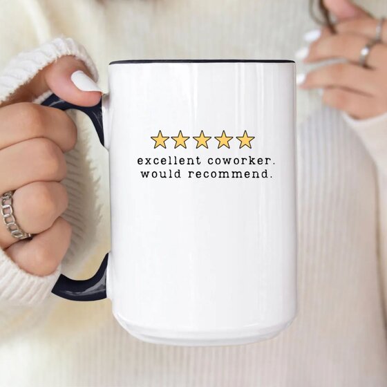 A patterned mug