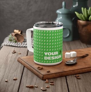 Insulated Coffee Mug, 10oz