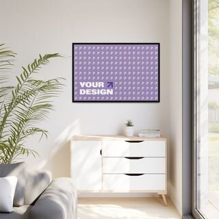 Matte Canvas, Framed, Multi-color