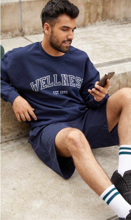 Custom sweatshirt lifestyle image