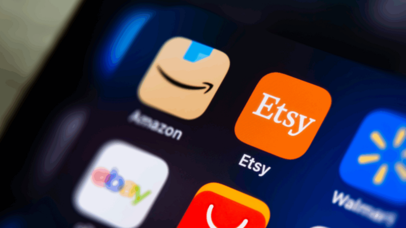 Image showing a guide on using Etsy's new app to shop for favorite products effectively.