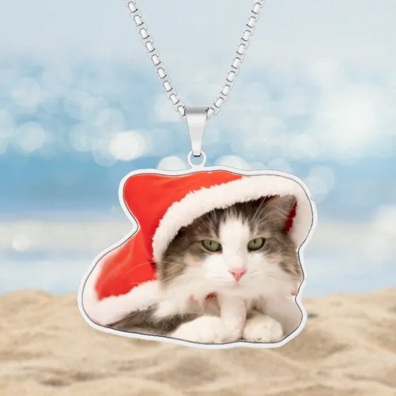 Custom Cut Photo Pendant