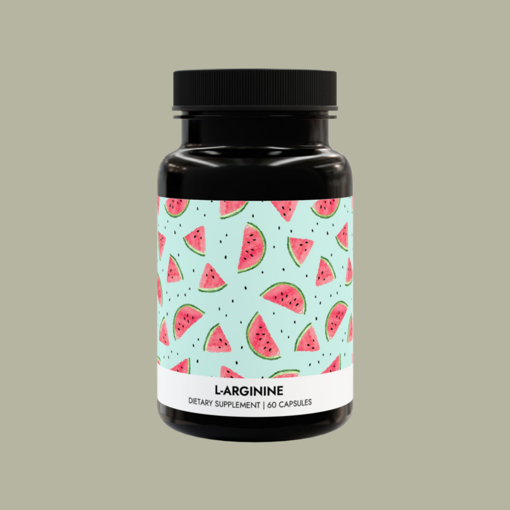 A mockup image of a custom supplement as an example of a trending product to sell online.