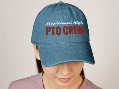 Maplewood High PTO Crew embroidered cap