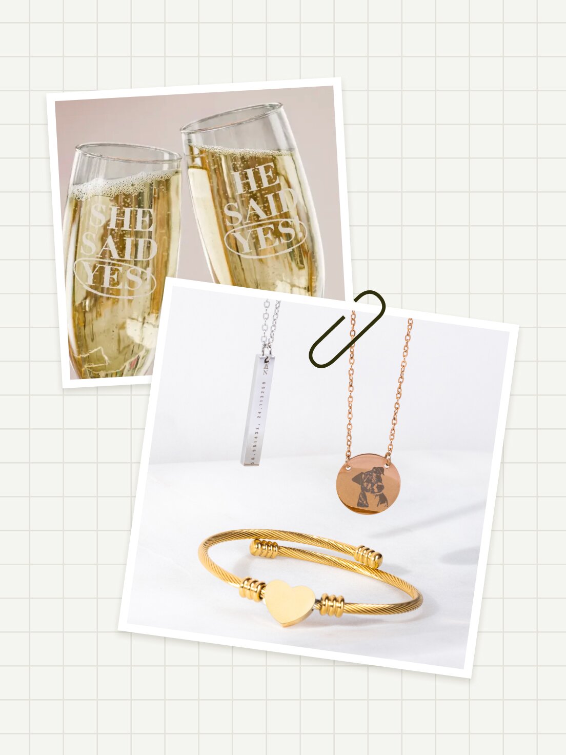 Engraved drinkware and keepsakes