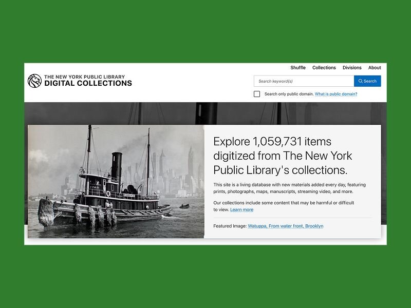 A screenshot of a website