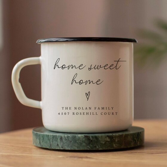 A patterned mug